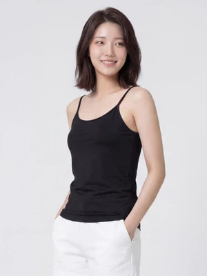 이지쿨 여성 아스킨 캐미솔(L)(블랙)