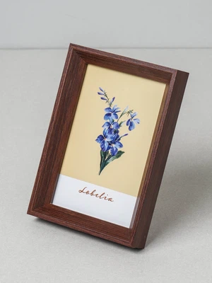 프레임 깊은 액자 10.2 X 15.2 cm 브라운