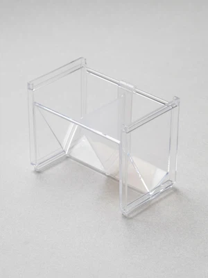 일본제 클리어 비스듬한 선반 랙 12 cm