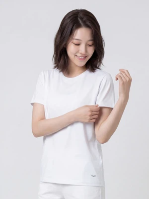 여성 소로나 레귤러핏 반팔티 M 화이트