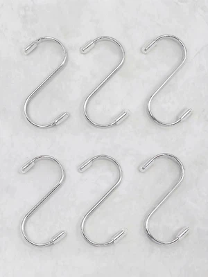 납작 S자 후크 6cm 6P