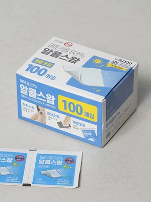 오죤 알콜스왑 100매입
