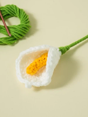 뜨개 꽃 DIY 카라