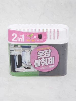 녹차 숯 2IN1 옷장 탈취제 300g