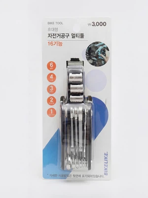 휴대형 자전거공구 멀티툴 16기능