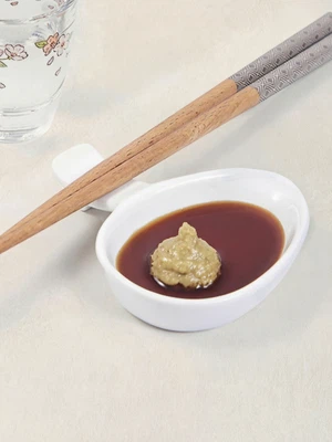 순백화이트 종지 겸 수저받침
