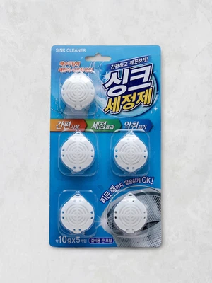 싱크대 배수구 세정제 5P