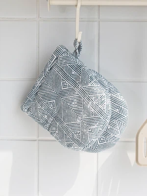 앤티크 집게 주방 장갑 13 X 15 cm 블루