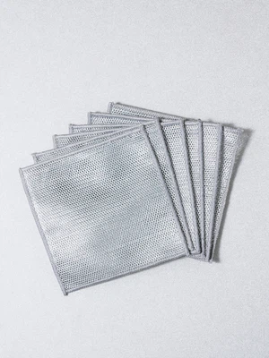 2겹 메시 수세미 20 X 20 cm 6개입