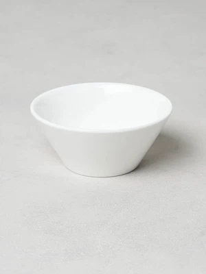 V형 백자 종지 8 cm