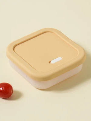 스팀홀이 있는 실리콘 용기 정사각 300 ml