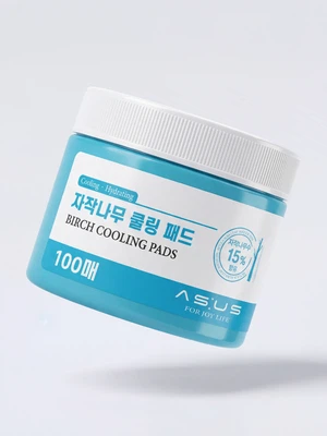 애즈어스 자작나무 쿨링 토너패드 100매입
