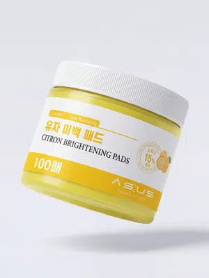 애즈어스 유자미백 토너패드 100매입
