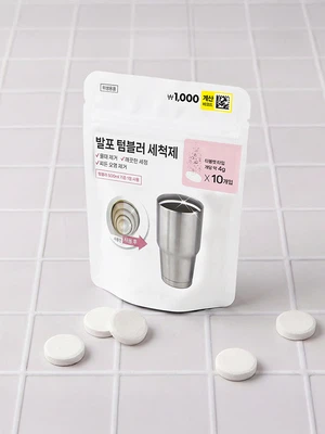 동구밭 발포 텀블러 세척제 4 g X 10 개입