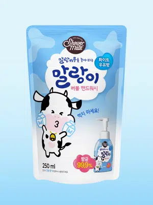 샤워메이트 말랑이 핸드워시 리필 250ml (화이트우유향)