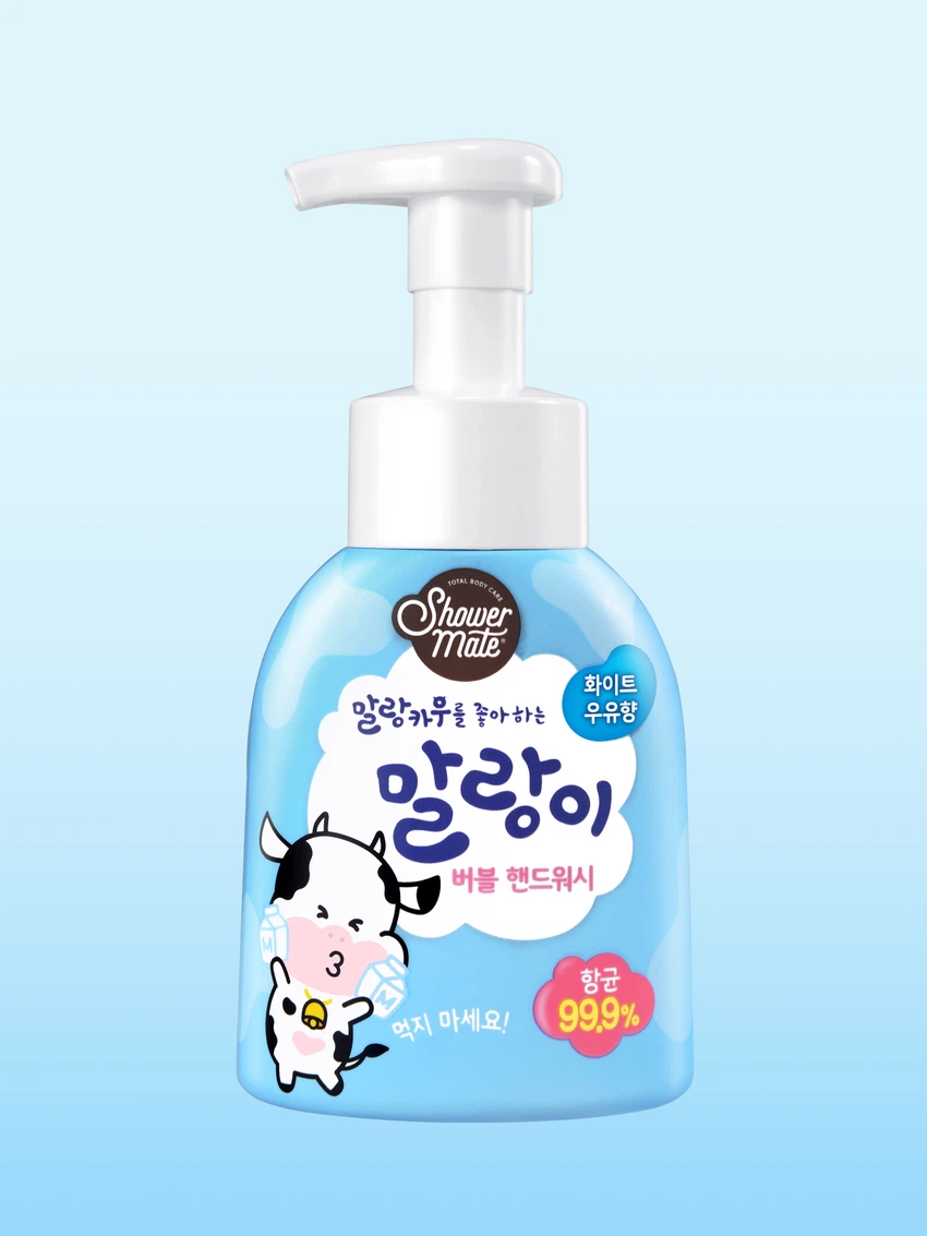 샤워메이트 말랑이 핸드워시 300ml 화이트우유향