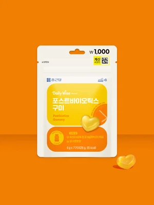 종근당 데일리와이즈 포스트바이오틱스 구미 7일분