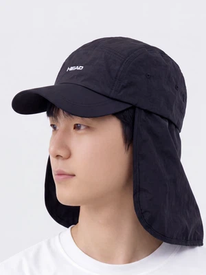 HEAD 탈부착 목 가림 모자 블랙