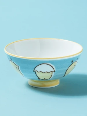 일본제 미노야키 작은 공기 10.5 cm 병아리블루