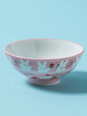 일본제 미노야키 작은 공기 10.5cm 토끼