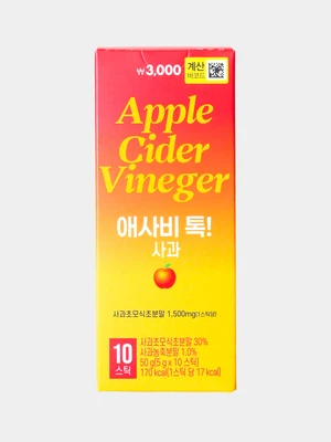 애사비 톡 사과 5 g X 10개입
