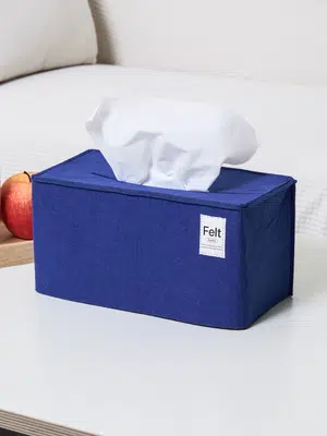 펠트 직사각 티슈 케이스 컬러
