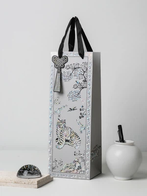 전통 호작도 전통주백 13 X 36 cm