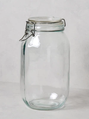 걸쇠형 유리 저장 용기 2.2 L