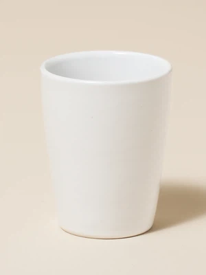 전통 백자 도기 컵 165 ml