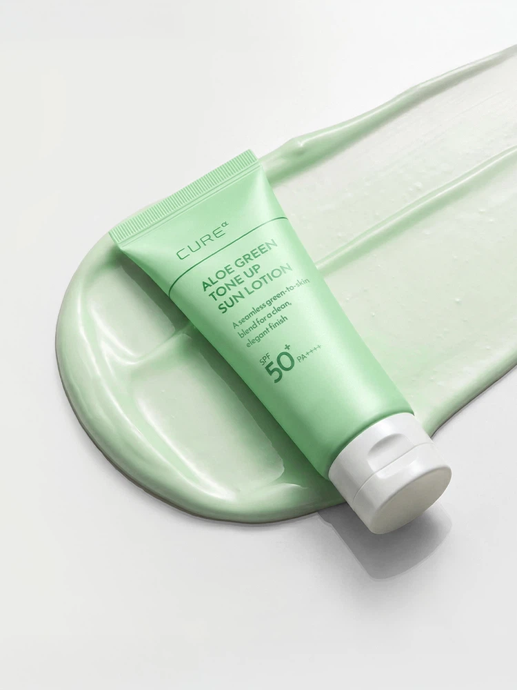 김정문알로에 큐어알파 알로에 그린톤업 선로션 40 g