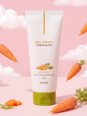 비프루브 리얼캐롯 클렌징 젤 200 ml