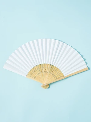 대나무 접이식 부채 21 cm 무지