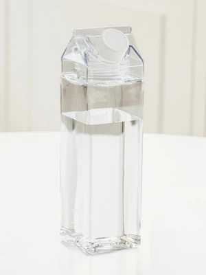 일본제 우유팩 모양 냉수 물병 500 ml