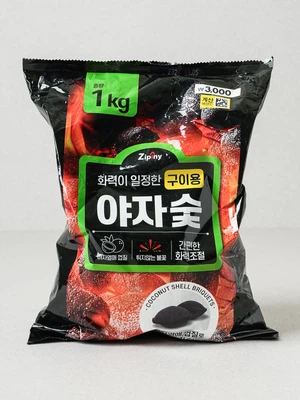 캠핑 구이용 야자숯 1kg