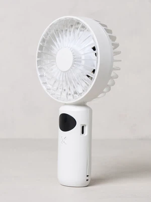 빅 LED 핸디 선풍기 화이트