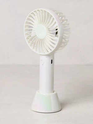 오로라 핸디 선풍기 화이트펄