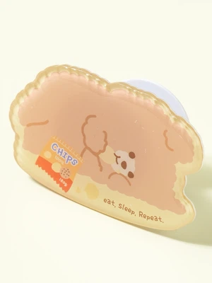 아크릴 접착식 팝핑거 곰돌이