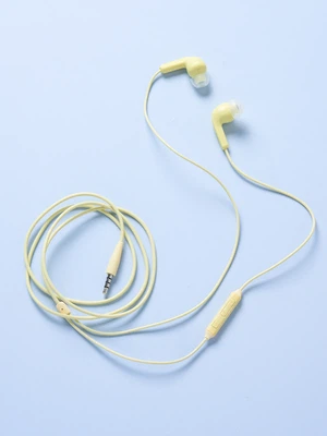 3.5 mm 이어폰 인이어 옐로우