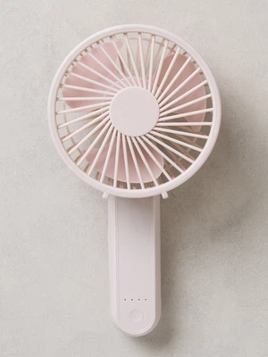 접이식 핸디 선풍기 핑크