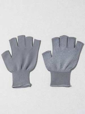 논슬립 반장갑 2켤레 그레이 S~M