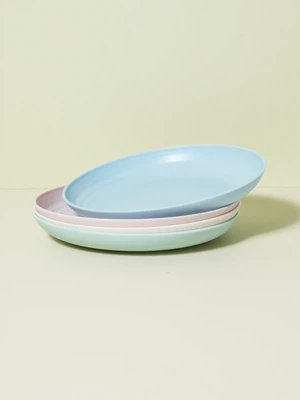 파스텔색상PP접시(4개입/SET)(약15 cm)