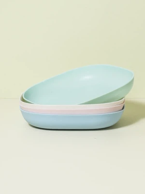 파스텔색상PP플라스틱접시(4개입/SET)(약14.5 cm)