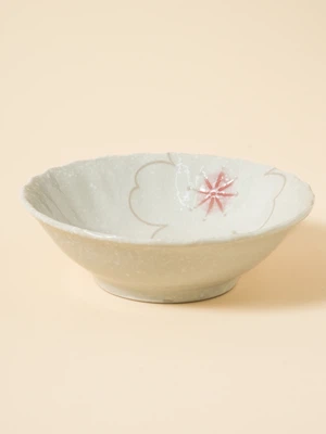 일본제 미노야키 벚꽃 깊은 접시 13.5 cm