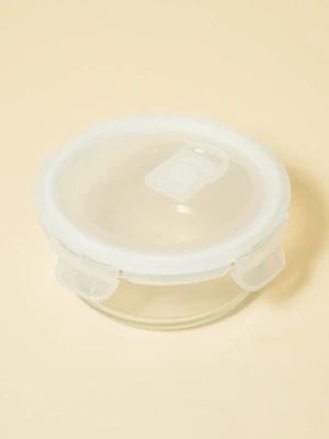 스팀홀 원형 내열 유리 찬통 400 ml