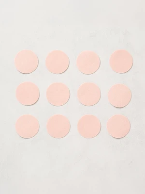 남성용 원단형 니플 패치 40 mm 12개입