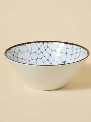 와풍 패턴 멜라민 볼 17.5 cm