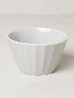 컬러 유약 원형 공기 11.5 cm 그레이