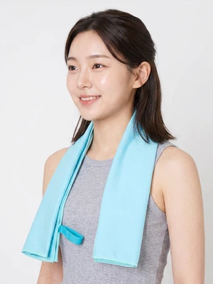 단색 스포츠 타월 M 민트