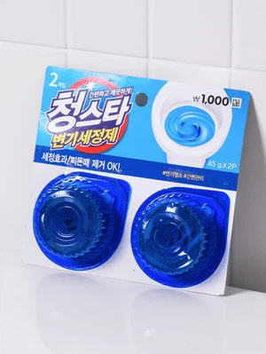 청스타 변기 세정제 2개입