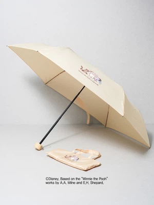 디즈니 위니더푸 휴대용 가방＆3단 우산 6K 50 cm